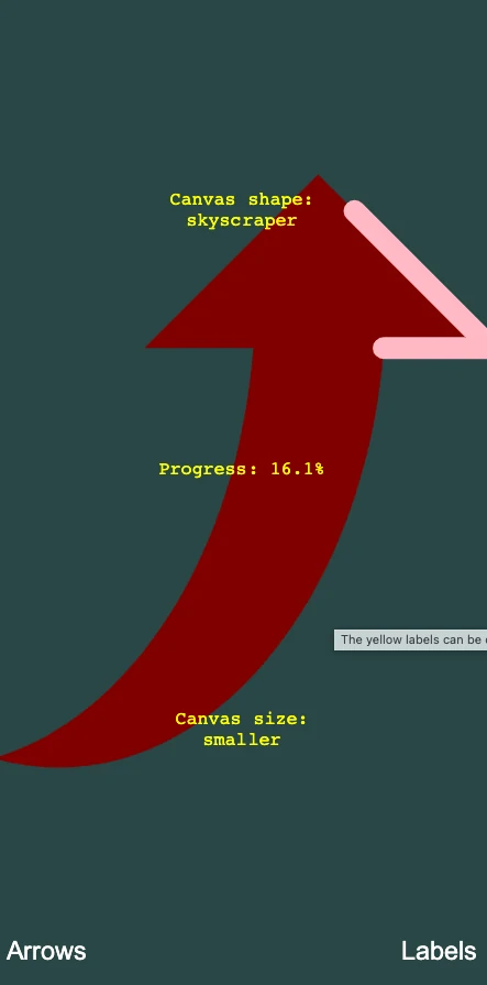 Skyscraper shape form of the placeholder image