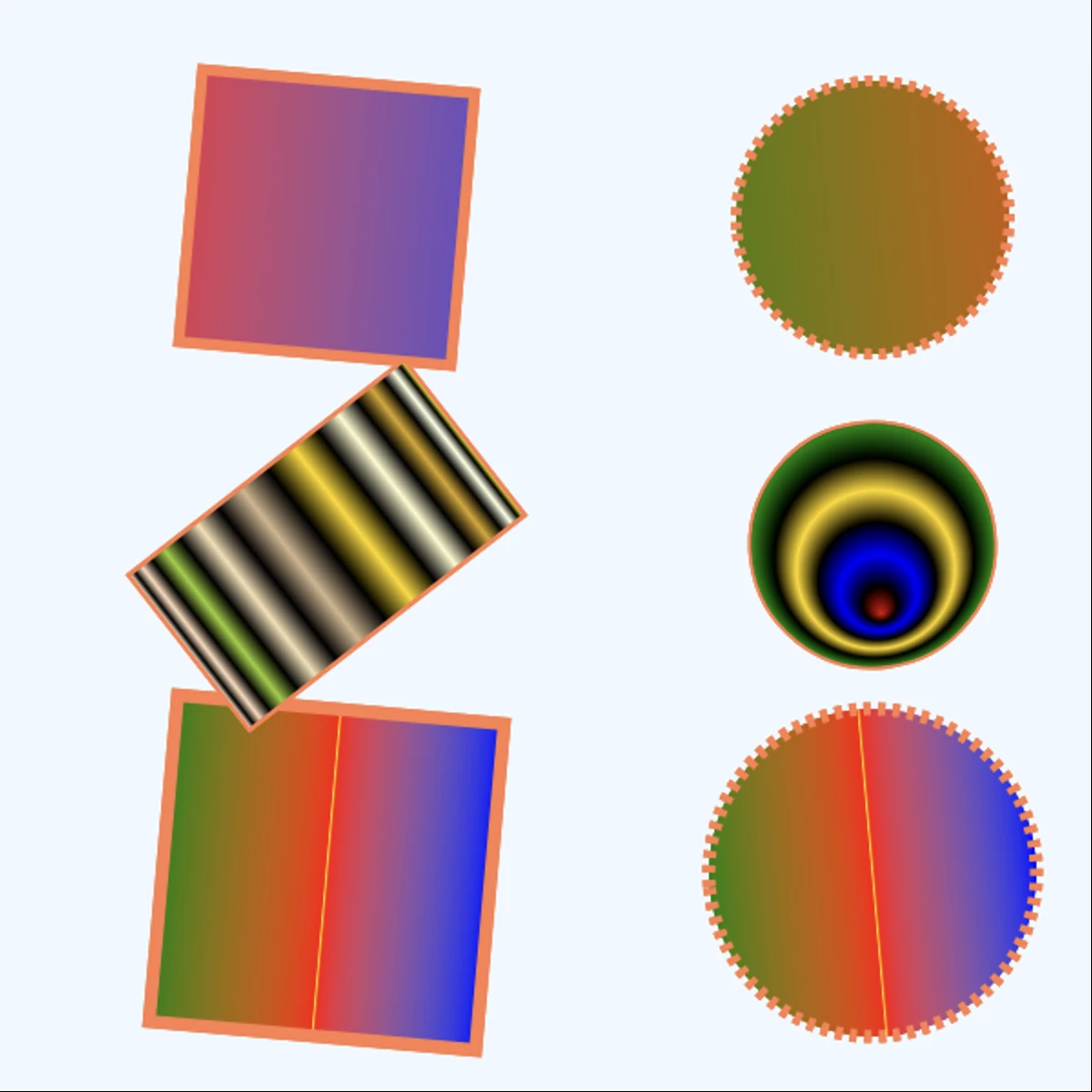 Screen capture image of the demo canvas