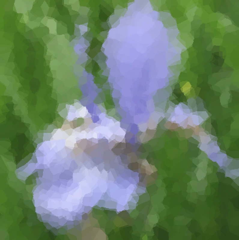 Screen capture image of the filtered canvas